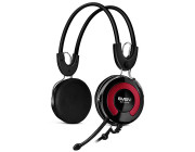 SVEN AP-540, Headphones with microphone, Volume control, 2.2m, Black